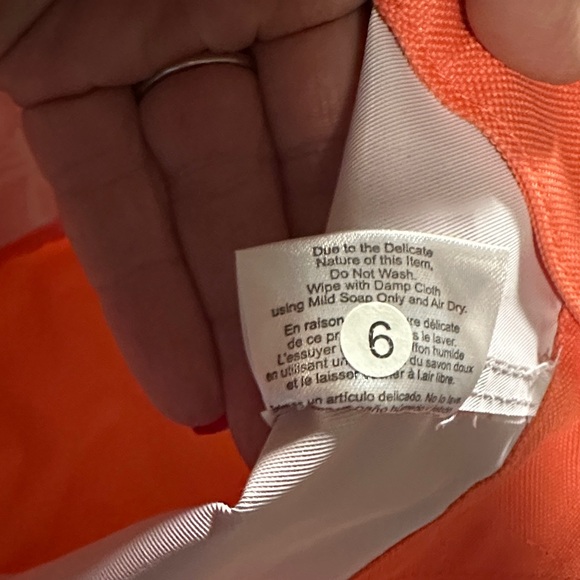 Thirty-One Orange Tote with White Crab Design - Picture 3 of 6